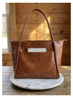 Vegan Leather Tote Bag for Women Large Work Handbag